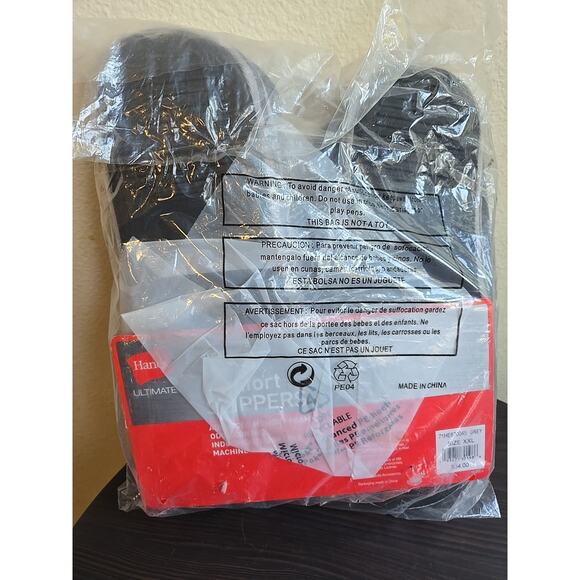 Hanes Ultimate Men's Grey Ultimate Comfort Memory Foam Slippers $34 XXL - Picture 2 of 3